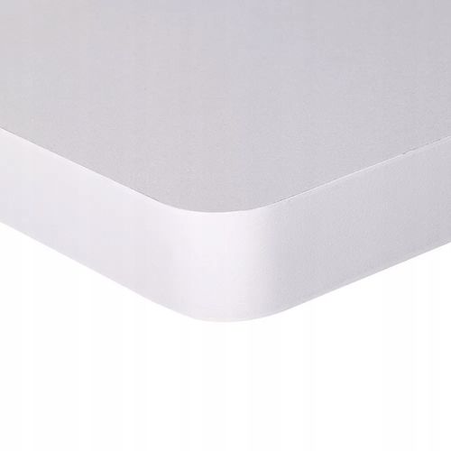 Półka ścienna samowisząca 23cm zaokrąglona - Taso - Biały na Arena.pl