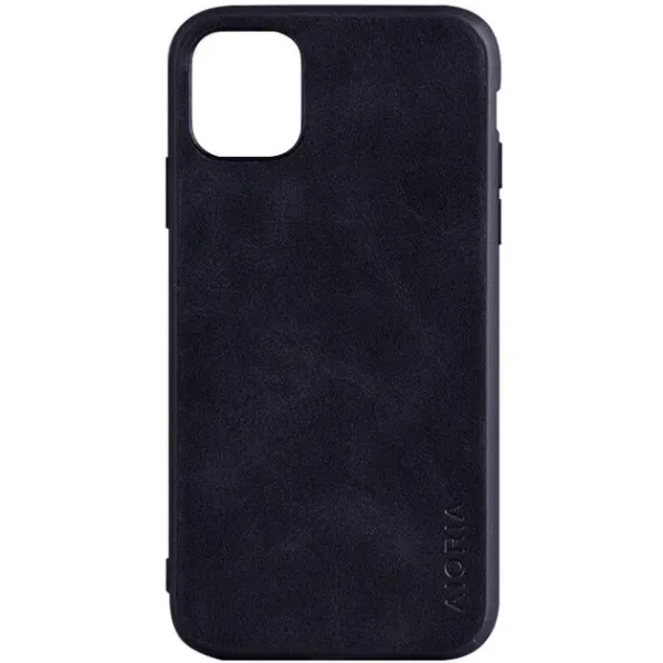 Etui AIORIA Vintage LEATHER do iPhone 14 Plus czarny zdjęcie 1