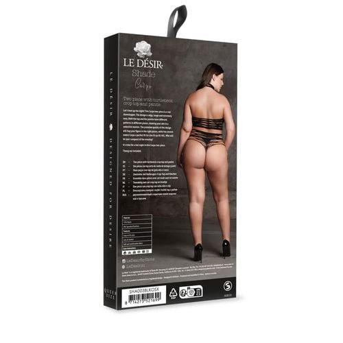 carpo xlvi - two piece with turtleneck, crop top and pantie - plus size na Arena.pl