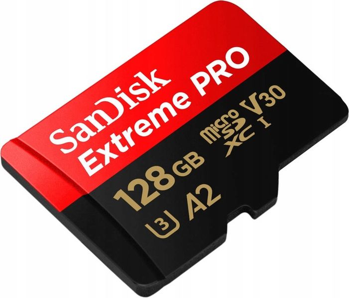 Karta pamięci SanDisk Extreme PRO microSDXC 128 GB zdjęcie 2