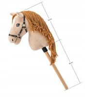 Premium Hobby Horse Konik na patyku Głowa konia na kiju Skoczek GRACJA