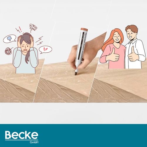 Zestaw 25 szt. naprawczy markery pisaki wosk do mebli paneli parkietu na Arena.pl