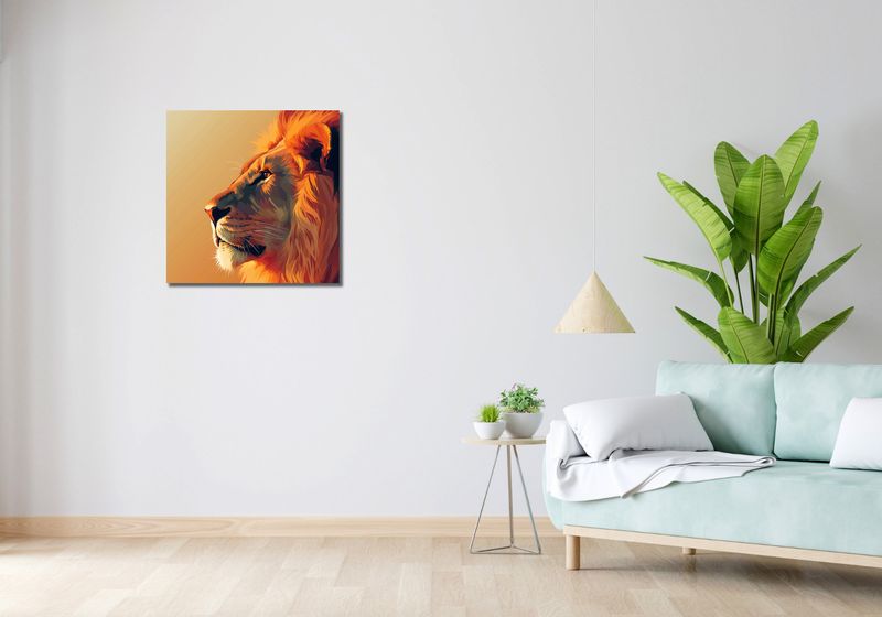 Obraz 60x60cm Król zdjęcie 2