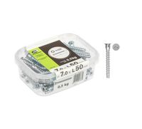 Wkręty 7x50mm opak. 0,5kg srebrne stal węglowa fra