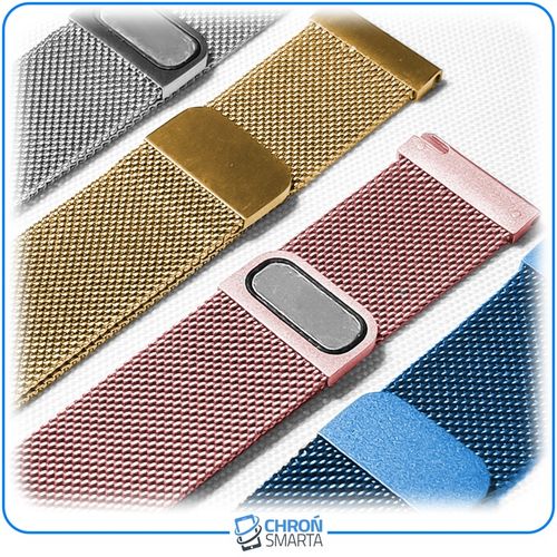 Pasek do Samsung Galaxy Watch 4 40mm smartwatch różowozłota opaska 20mm na Arena.pl