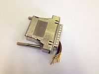 METALOWY ADAPTER MANHATTAN  D-SUB25M/RJ45 201230