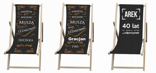 Leżak Leżaki z Nadrukiem Nadruk +Projekt REKLAMA na Arena.pl