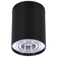 Lampa sufitowa do kuchni Bross AZ0779 tubka sopel czarna aluminium