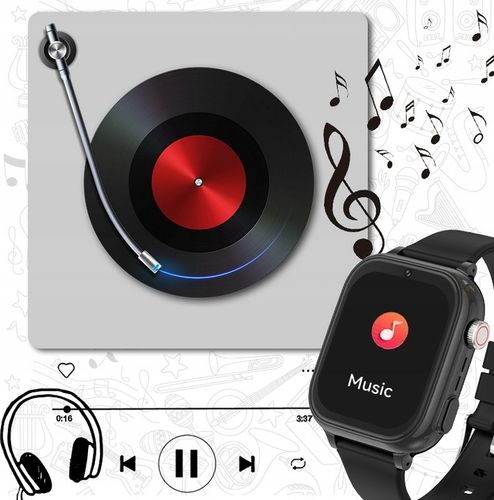 SMARTWATCH ZEGAREK DLA DZIECI 4G ROZMOWY SMS GRY ANDROID POLSKIE MENU GPS na Arena.pl