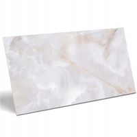 GRES PŁYTKI PODŁOGOWE ŁAZIENKOWE ONIX BIANCO SATIN 120X60 cm MARMUR MATOWE
