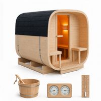 Sauna ogrodowa kwadrat 240x220cm