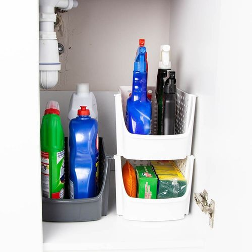 Pojemnik na warzywa i owoce biały 29x21x16 cm na Arena.pl