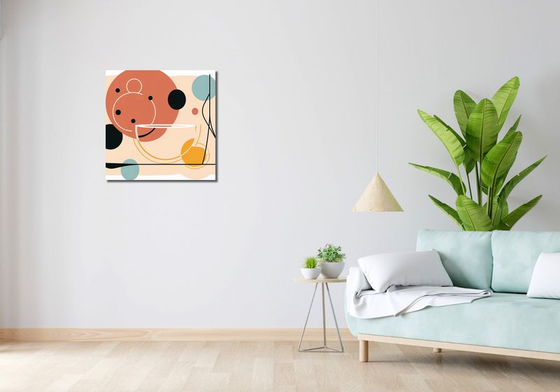 Obraz 60x60cm Harmonia Ciepła zdjęcie 2