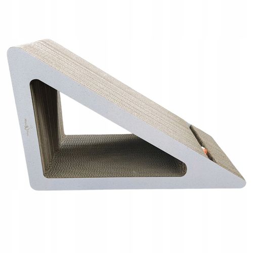 Drapa dla kota TRÓJKĄT XL piłka | biały | 69 x 60 x 38 x 30 cm | Mruu&Pruu na Arena.pl