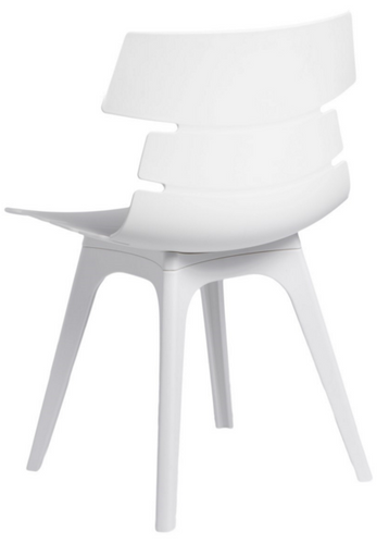 Krzesło Techno białe, podstawa biała D2 na Arena.pl