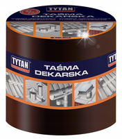 Taśma Dekarska RS TAPE Tytan Professional 15cm x 10m Brązowa Bitumiczna