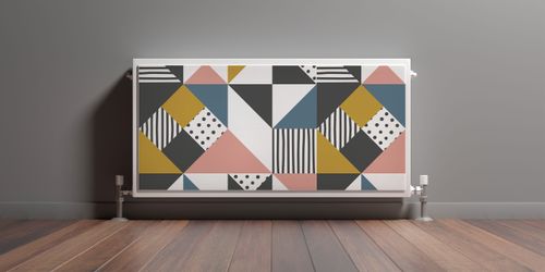 Osłona Magnetyczna GEOMETRYCZNE Kolorowe Trójkąty 80cm x 60cm na Arena.pl