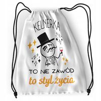 Plecak Sportowy Szkolny Kelnerki Worek Torba Z Nadrukiem Ze Zdjęciem