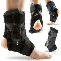 ORTEZA OPASKA ŚCIĄGACZ STABILIZATOR STAWU SKOKOWEGO KOSTKI STOPY 2 SZYNY