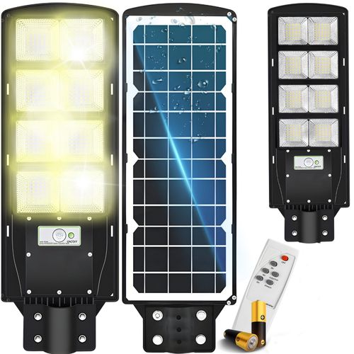 Lampa solarna uliczna miejska z czujnikiem ruchu zmierzchu LED PILOT 360 W na Arena.pl
