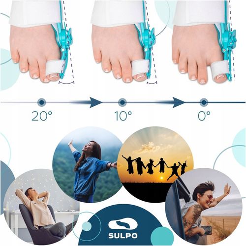 Aparat korygujący ułożenie dużego palca korektor na haluksy dzień i noc na Arena.pl