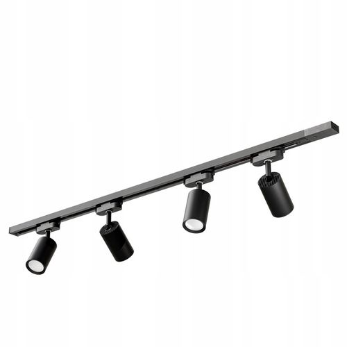 Zestaw Szynoprzewód Szyna 1m + 4x Oprawa Halogenowa LED GU10 Lampa na Arena.pl