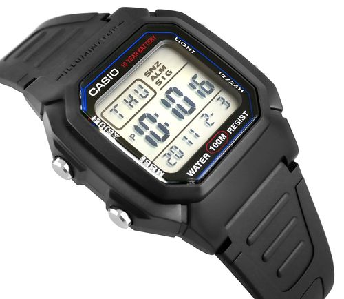 zegarek męski casio w-800h-1aves + box na Arena.pl