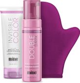 MineTan Zestaw Pianka Double Dark + Balsam Brązujący I Rękawica