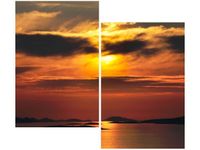 80X70CM CHORWACKIE SŁOŃCE DUO OBRAZ