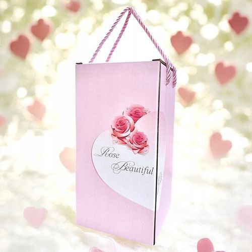 WIECZNA RÓŻA W SZKLE ŚWIECĄCA LED NA PREZENT DZIEŃ BABCI KOBIET na Arena.pl