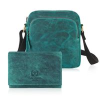 zestaw prezentowy zup-74-gr listonoszka damska t-63 portfel skórzany t-33