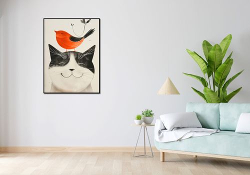 Plakat 75x100cm Pyzaty Przyjaciel na Arena.pl