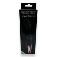 Power Escorts - Black - G Spot Princess Black - 18 Cm / 7 Inch Silicone g
