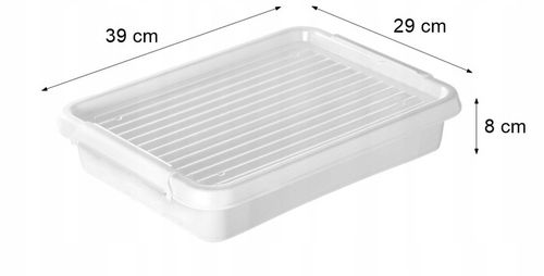 Pojemnik 40x30 z pokrywką do dojrzewania ciasta na pizzę gastronomiczny na Arena.pl