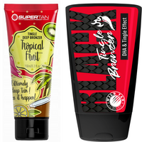 Supertan Tropical Fruits + Wild Tan Black Tingle Gratis