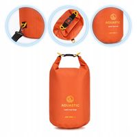 WOREK WODOSZCZELNY NA KAJAK SUP WODOODPORNA TORBA ŻEGLARSKA AQUASTIC 8L