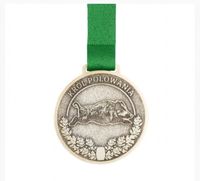 Medal myśliwski ze wstążką Premium Król Polowania - Dzik