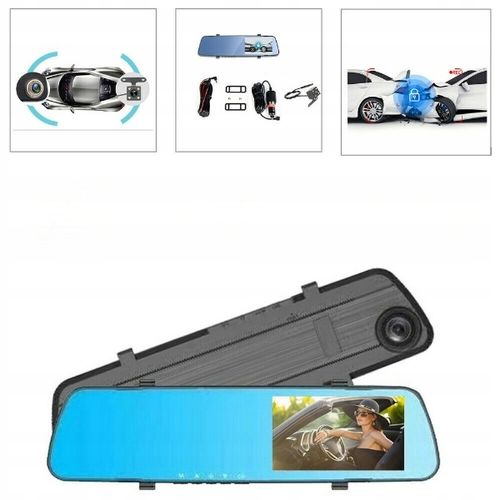 WIDEOREJESTRATOR DOTYKOWY KAMERA COFANIA LUSTERKO na Arena.pl