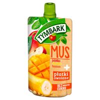Tymbark Mus jabłko mango banan + płatki owsiane 100 g