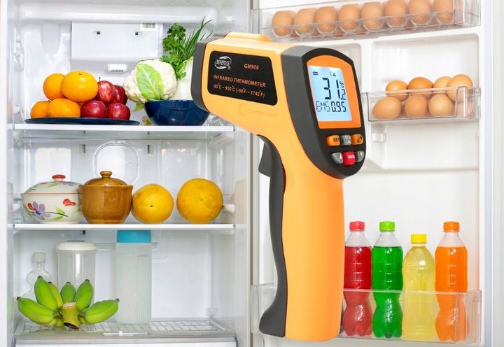 PIROMETR TERMOMETR BEZKONTAKTOWY LASEROWY BEZDOTYKOWY PODCZERWIEŃ -50 +950 zdjęcie 14