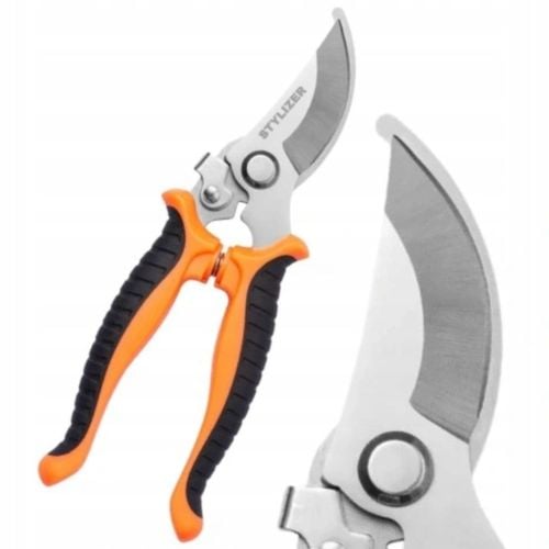 Sekator ogrodowy Ręczny do Pędów krzewów kwiatów OSTRY mocny STAL na Arena.pl