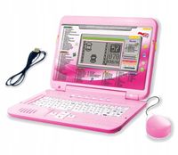 LAPTOP EDUKACYJNY POLSKO - ANGIELSKI 160 OPCJI RÓŻ