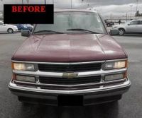 1994-2000 CHEVY CHEVROLET SILVERADO - LIstwy chrom grill chromowan
