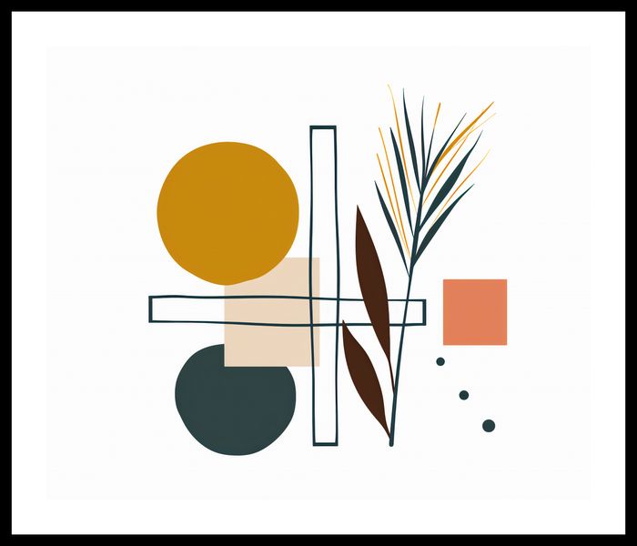 Plakat 60x50cm Ogród Symetryczny zdjęcie 3