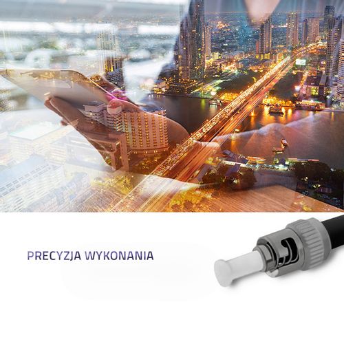 Qoltec Pigtail światłowodowy ST/UPC | Singlemode | OD0.9 | G657A2 | 1m na Arena.pl