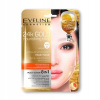 eveline 24k gold maska w płacie do twarzy - lifting i blask 20 ml