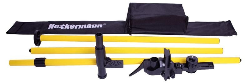 Tyczka Teleskopowa Heckermann Do Poziomicy Laserowej - 3,4M Żółta zdjęcie 4