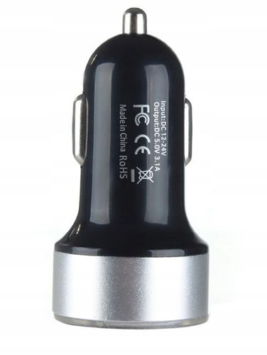 Ładowarka Samochodowa Woltomierz LCD 2xUSB 3.1A na Arena.pl