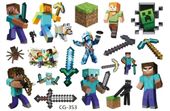 Tatuaże zmywalne Minecraft piksele - CG-353