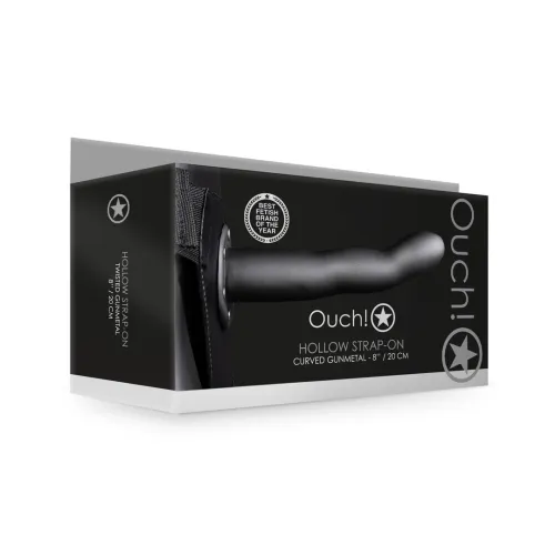 ouch! zakrzywiony model wydrążony z paskiem 20 cm czarny na Arena.pl